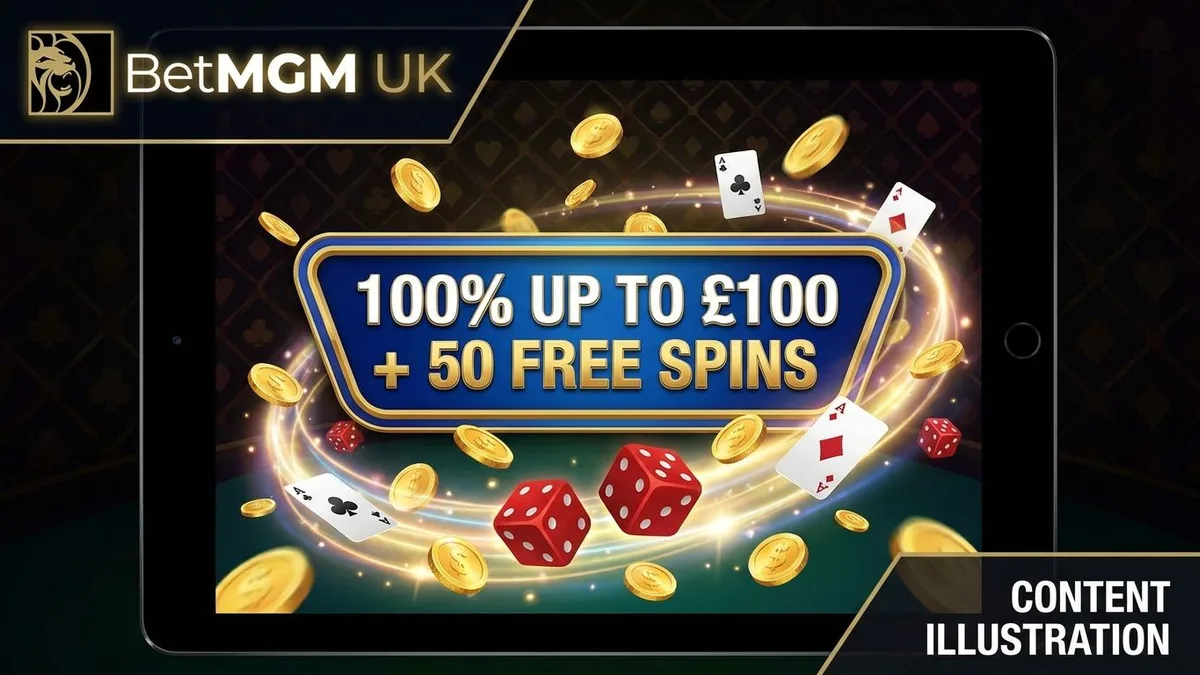 BetMGM UK bonus screen